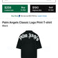 Palm Angels Classic Logo Tee 👼(BLACK)